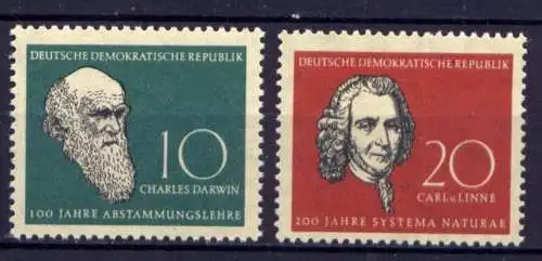 DDR Nr.631/2           **  MNH       (24993)   ( Jahr: 1958 )