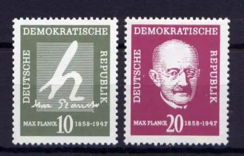DDR Nr.626/7           **  MNH       (24987)   ( Jahr: 1958 )