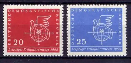 DDR Nr.618/9           **  MNH       (24980)   ( Jahr: 1958 )
