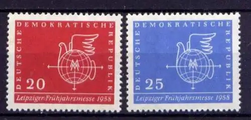 DDR Nr.618/9           **  MNH       (24979)   ( Jahr: 1958 )