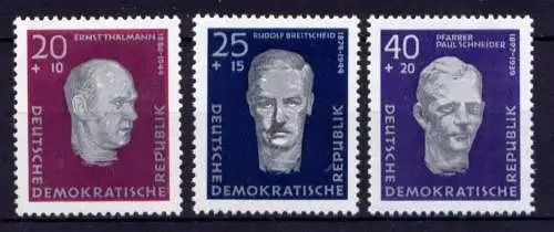 DDR Nr.606/8           **  MNH       (24976)   ( Jahr: 1957 )