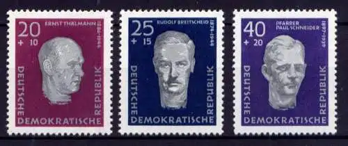 DDR Nr.606/8           **  MNH       (24975)   ( Jahr: 1957 )