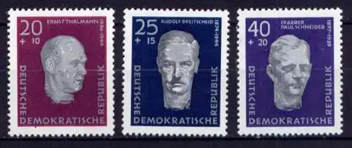 DDR Nr.606/8           **  MNH       (24974)   ( Jahr: 1957 )