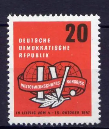 DDR Nr.595             **  MNH       (24962)   ( Jahr: 1957 )