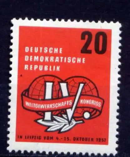 DDR Nr.595             **  MNH       (24959)   ( Jahr: 1957 )