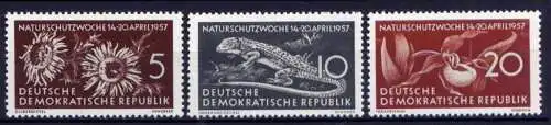 DDR Nr.561/3                **  MNH       (24943)   ( Jahr: 1957 )
