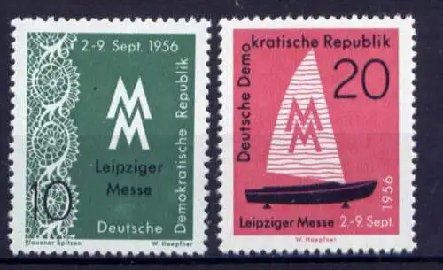 DDR Nr.536/7                  **  MNH       (24925)   ( Jahr: 1956 )