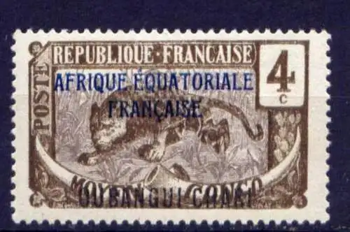 (001) Französisch Äquatorialafrika Nr.13        **  postfrisch