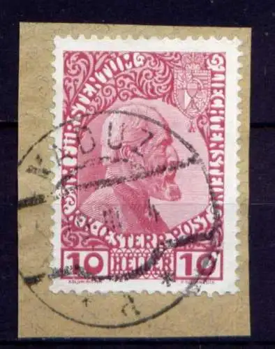 Liechtenstein Nr.2 Briefstück         O  used       (124)