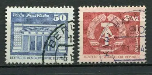 DDR Nr.2549/50                    O  used       (24878) ( Jahr 1980 )