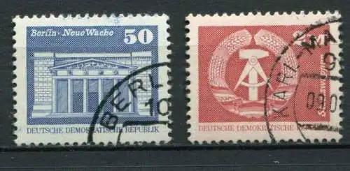 DDR Nr.2549/50                    O  used       (24877) ( Jahr 1980 )