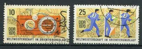 (24831) DDR Nr.1605/6                      O  gestempelt