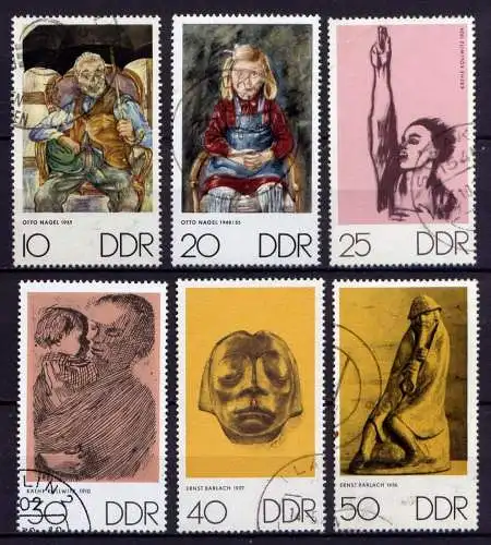 (24412) DDR Nr.1607/12                     O  gestempelt