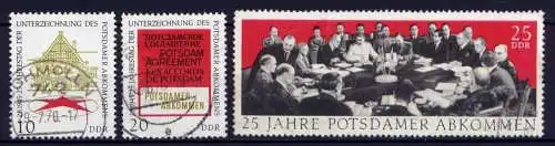 (24406) DDR Nr.1598/1600                     O  gestempelt