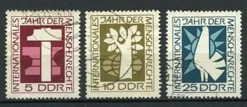 (24333) DDR Nr.1368/70                      O  gestempelt