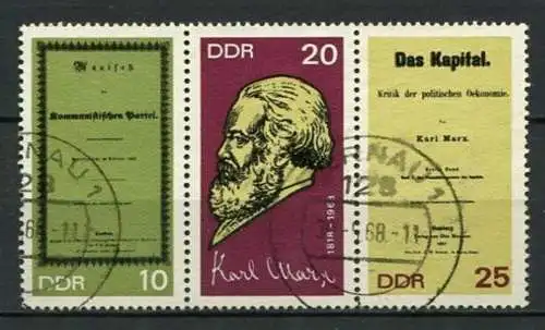 (24331) DDR Nr.1365/7 Streifen                     O  gestempelt