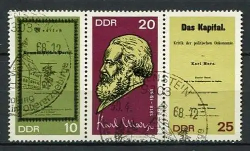 (24330) DDR Nr.1365/7 Streifen                     O  gestempelt