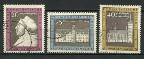 (24314) DDR Nr.1317/9                     O  gestempelt