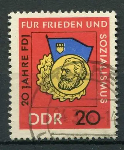 DDR Nr.1167                     O  used       (24279) ( Jahr 1966 )