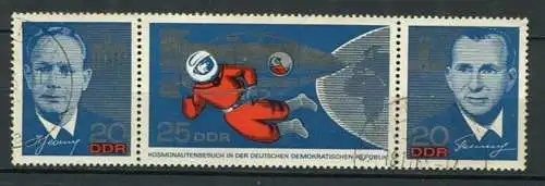 (24273) DDR Nr.1138/40 Streifen                    O  gestempelt