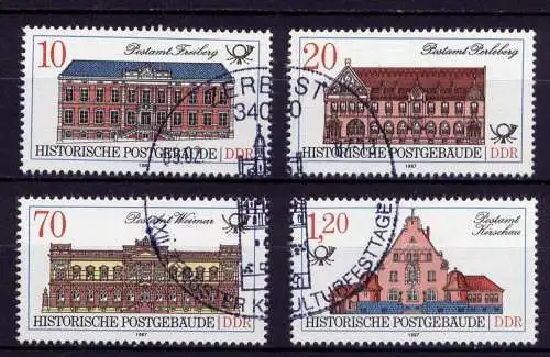 (24691) DDR Nr.3067/70                     O  gestempelt
