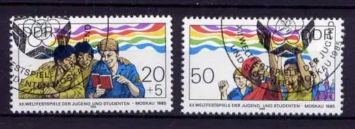 DDR Nr.2959/60                     O  used       (24666) ( Jahr: 1985 )