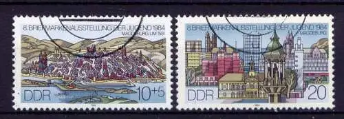 DDR Nr.2903/4                   O  used       (24657)   ( Jahr: 1984 )