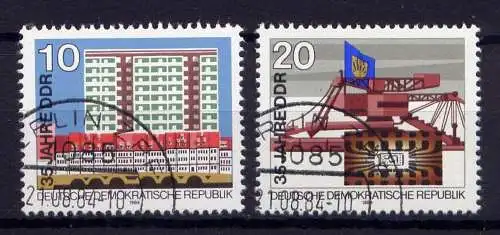 DDR Nr.2888/9                   O  used       (24652)   ( Jahr: 1984 )