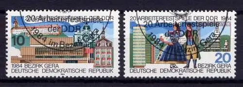 DDR Nr.2880/1                   O  used       (24650)   ( Jahr: 1984 )