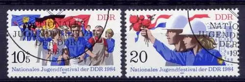DDR Nr.2878/9                   O  used       (24647)   ( Jahr: 1984 )