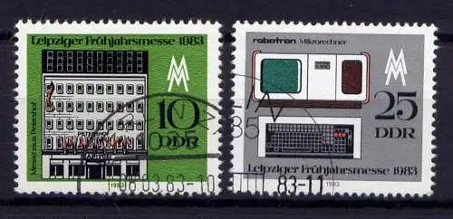 DDR Nr.2779/80                  O  used       (24623)   ( Jahr: 1983 )