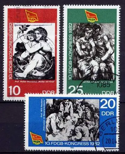 (24607) DDR Nr.2699/701                  O  gestempelt