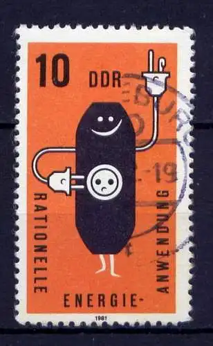 DDR Nr.2601                O  used       (24588)   ( Jahr: 1981 )