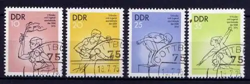 DDR Nr.2065/8               O  used       (24504)   ( Jahr: 1975 )