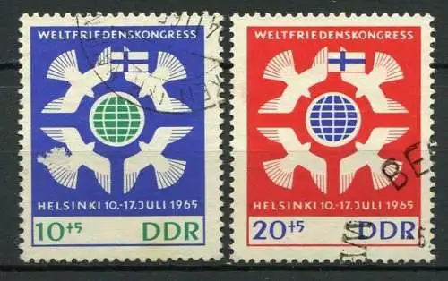 DDR Nr.1122/23                 O  used       (24266)   ( Jahr: 1965 )