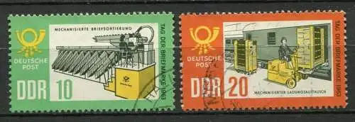 DDR Nr.998/9                 O  used       (24199)   ( Jahr: 1963 )