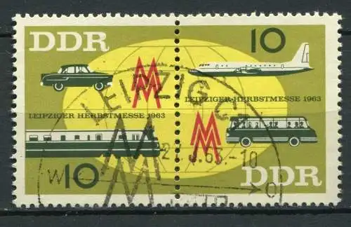 DDR Nr.976/7 Paar                O  used       (24192)   ( Jahr: 1963 )