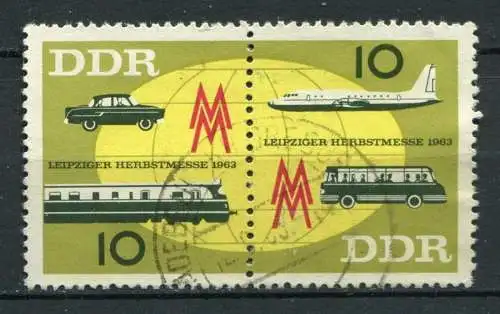 DDR Nr.976/7 Paar                O  used       (24190)   ( Jahr: 1963 )