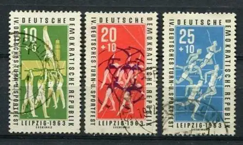 DDR Nr.963/5                O  used       (24178)   ( Jahr: 1963 )