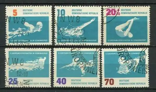 DDR Nr.907/12                O  used       (24158)   ( Jahr: 1962 )