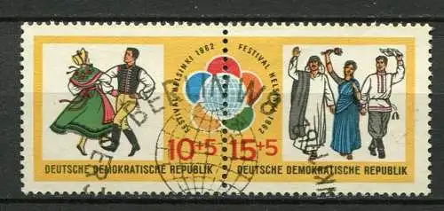 DDR Nr.905/6 Paar                O  used       (24155)   ( Jahr: 1962 )