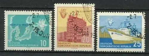 DDR Nr.898/900                O  used       (24152)   ( Jahr: 1962 )