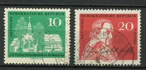 DDR Nr.889/90                O  used       (24148)   ( Jahr: 1962 )