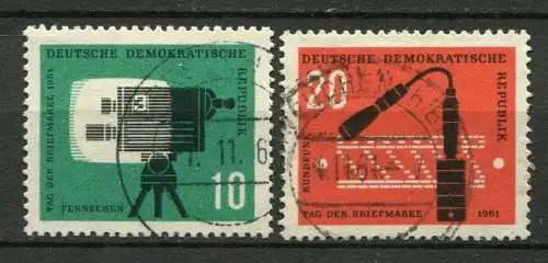 DDR Nr.8611/2                O  used       (24134)   ( Jahr: 1961 )
