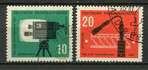 DDR Nr.8611/2                O  used       (24133)   ( Jahr: 1961 )