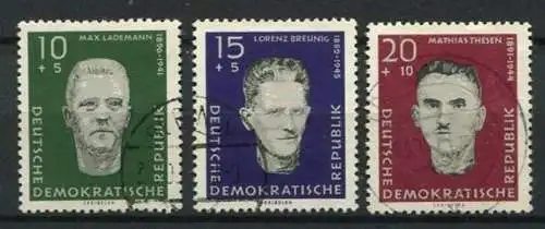 DDR Nr.765/7                O  used       (24094)   ( Jahr: 1960 )