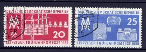 DDR Nr.678/9                 O  used       (24057)   ( Jahr: 1959 )