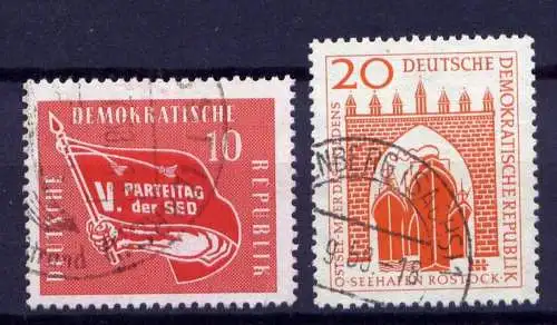 DDR Nr.633/4                 O  used       (24031)   ( Jahr: 1958 )