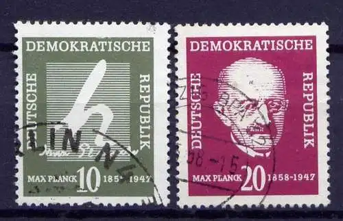 DDR Nr.626/7                 O  used       (24026)   ( Jahr: 1958 )