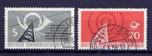 DDR Nr.620/1                 O  used       (24022)   ( Jahr: 1958 )